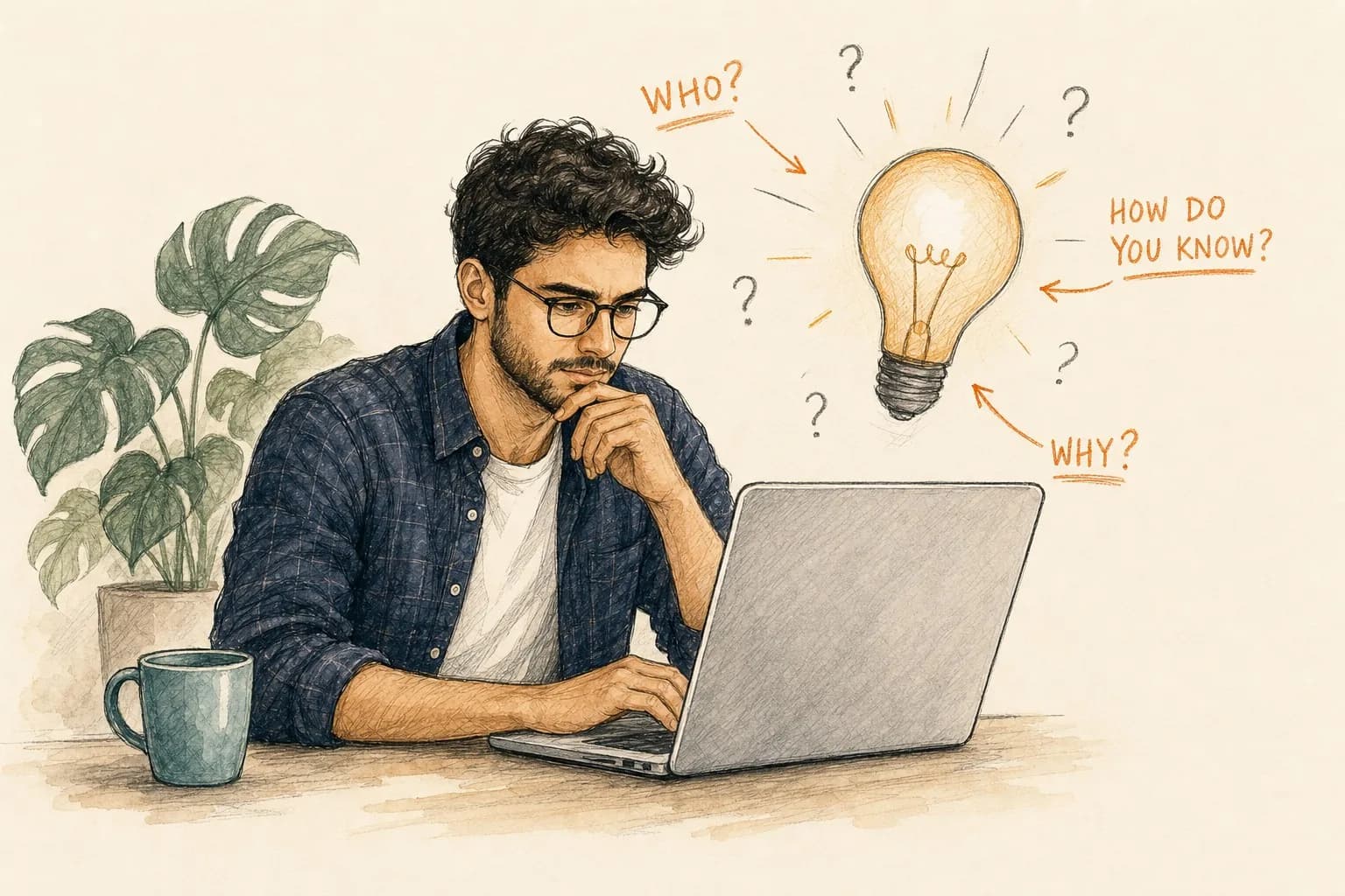A founder's idea held up to the light and questioned