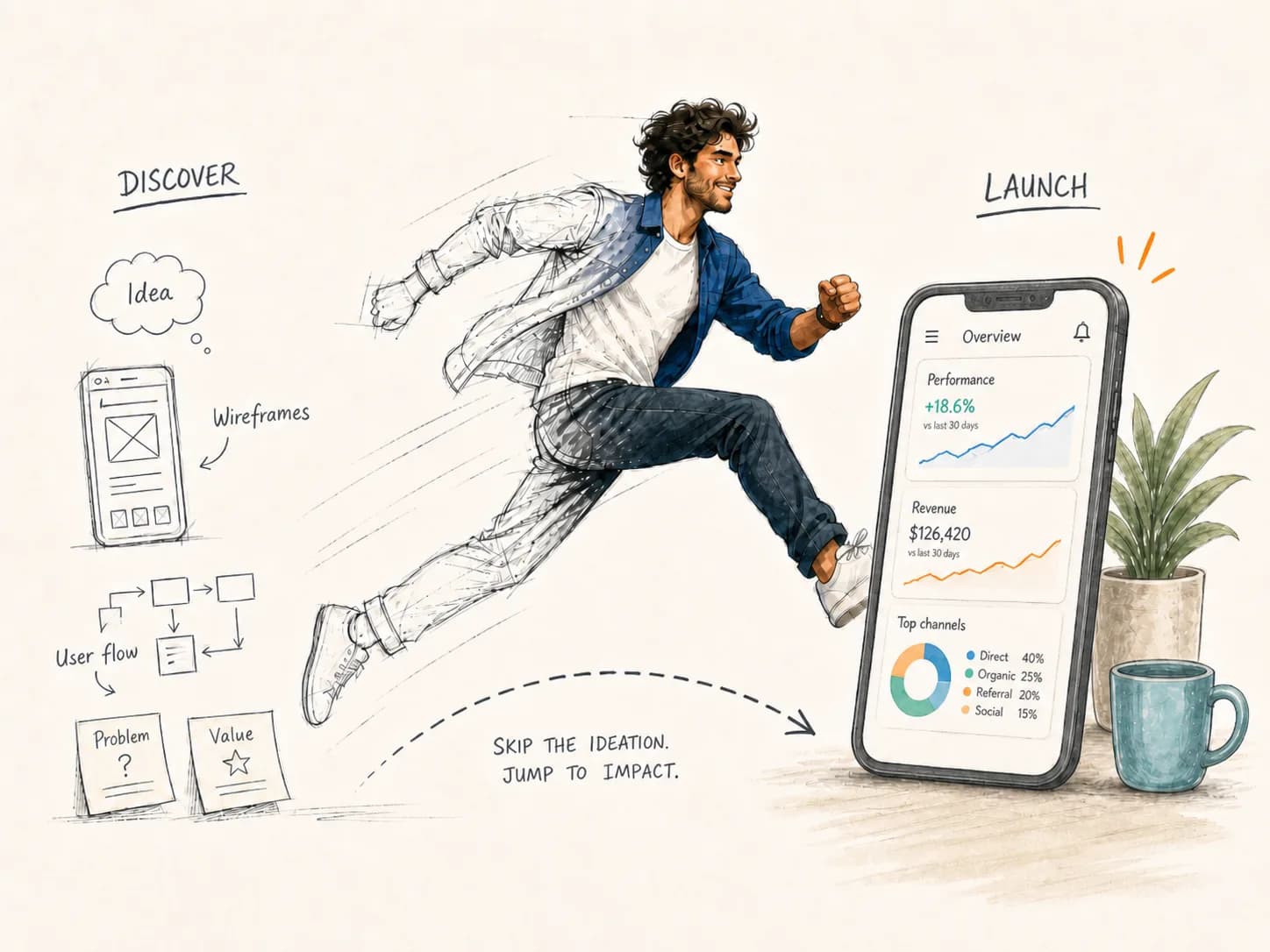 Skipping ideation: jumping from discover to launch without product clarity
